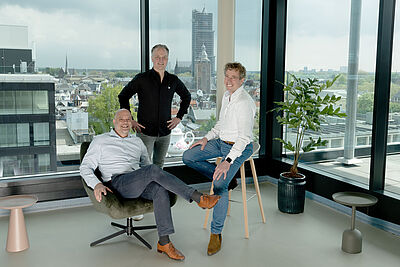Koert Huisman, Paul Willems en Erik Bijl