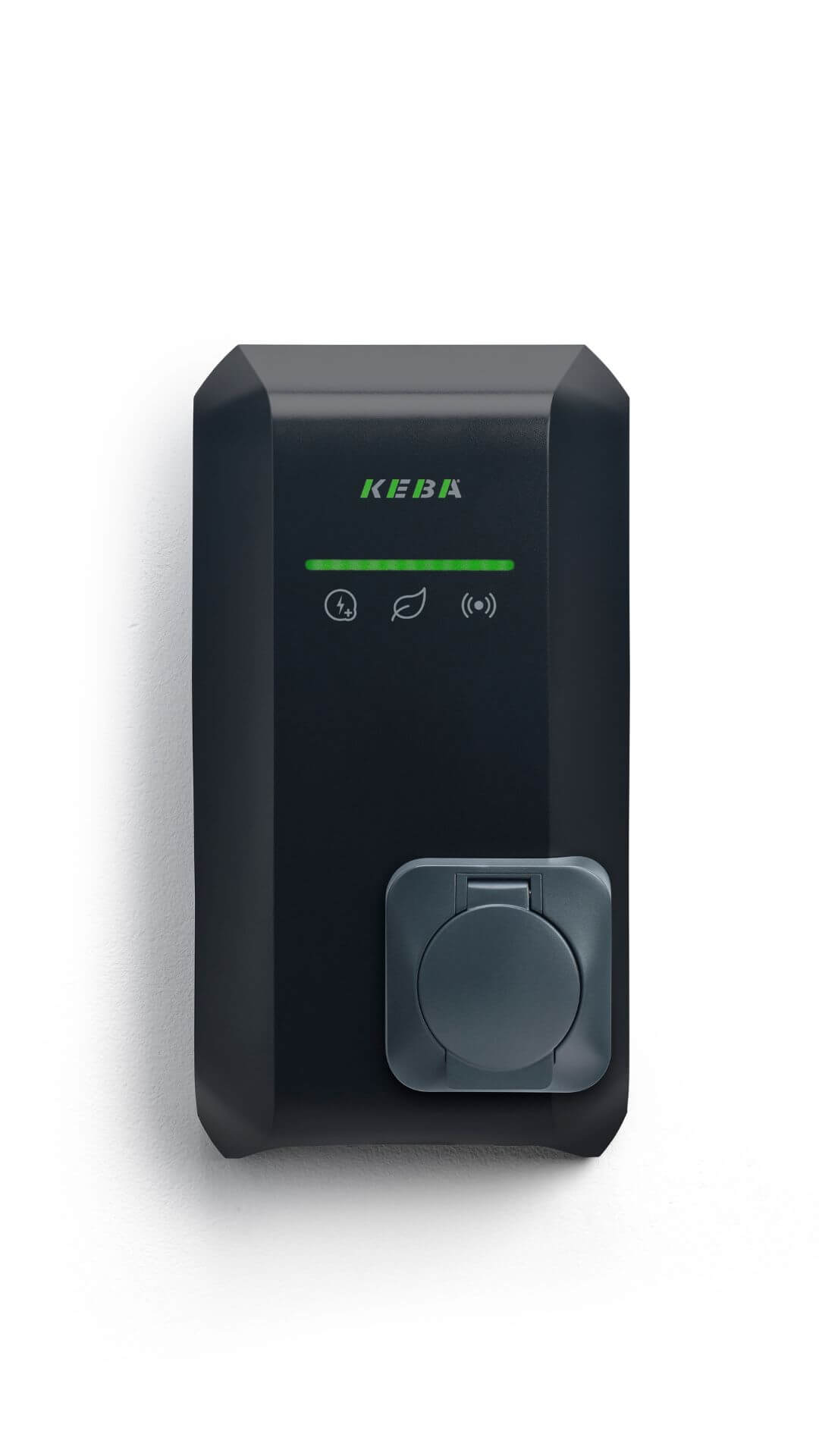 KEBA KeContact P40, 11 kW, Buchse, MID, Schwarz