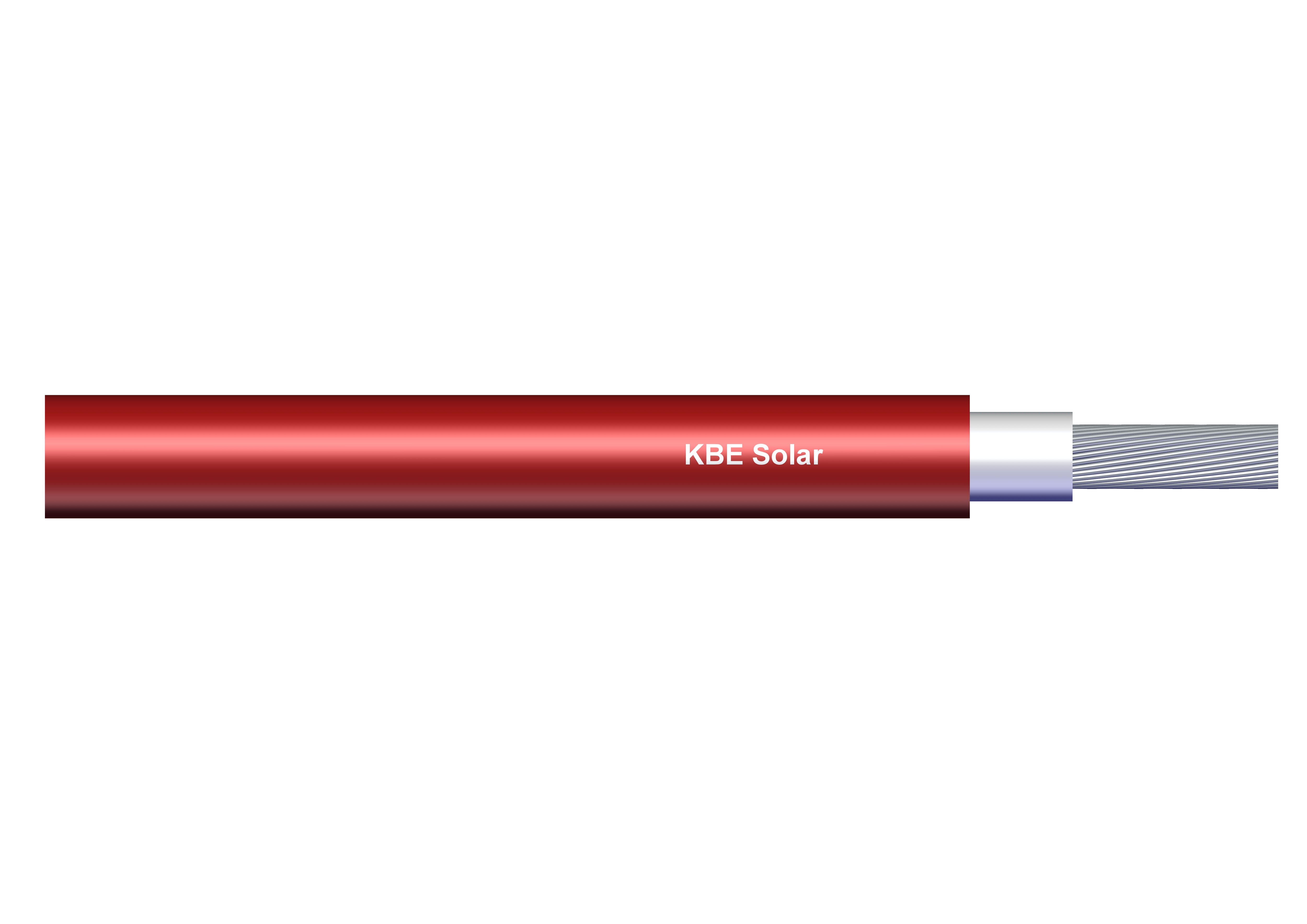 KBE Solar DB+, 10mm², 100m, rood