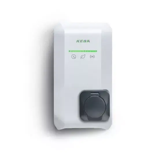 KEBA KeContact P40 Pro, 22 kW, Buchse, ME, LTE, Weiß