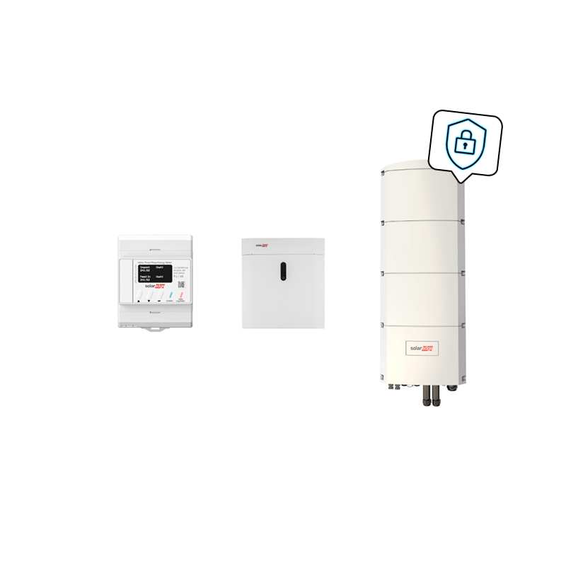 SolarEdge Home Paket mit SE5K-RWB48 und 4,85 kWh