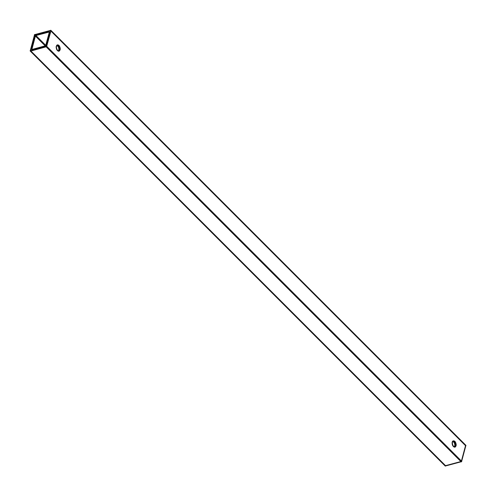 TiltUp Vento veerpoot; 679 mm