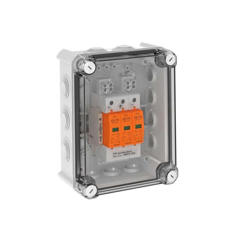 OBO PV-Systemlösung Typ 1+2 für WR mit 1 MPP-Tracker, 900 V DC