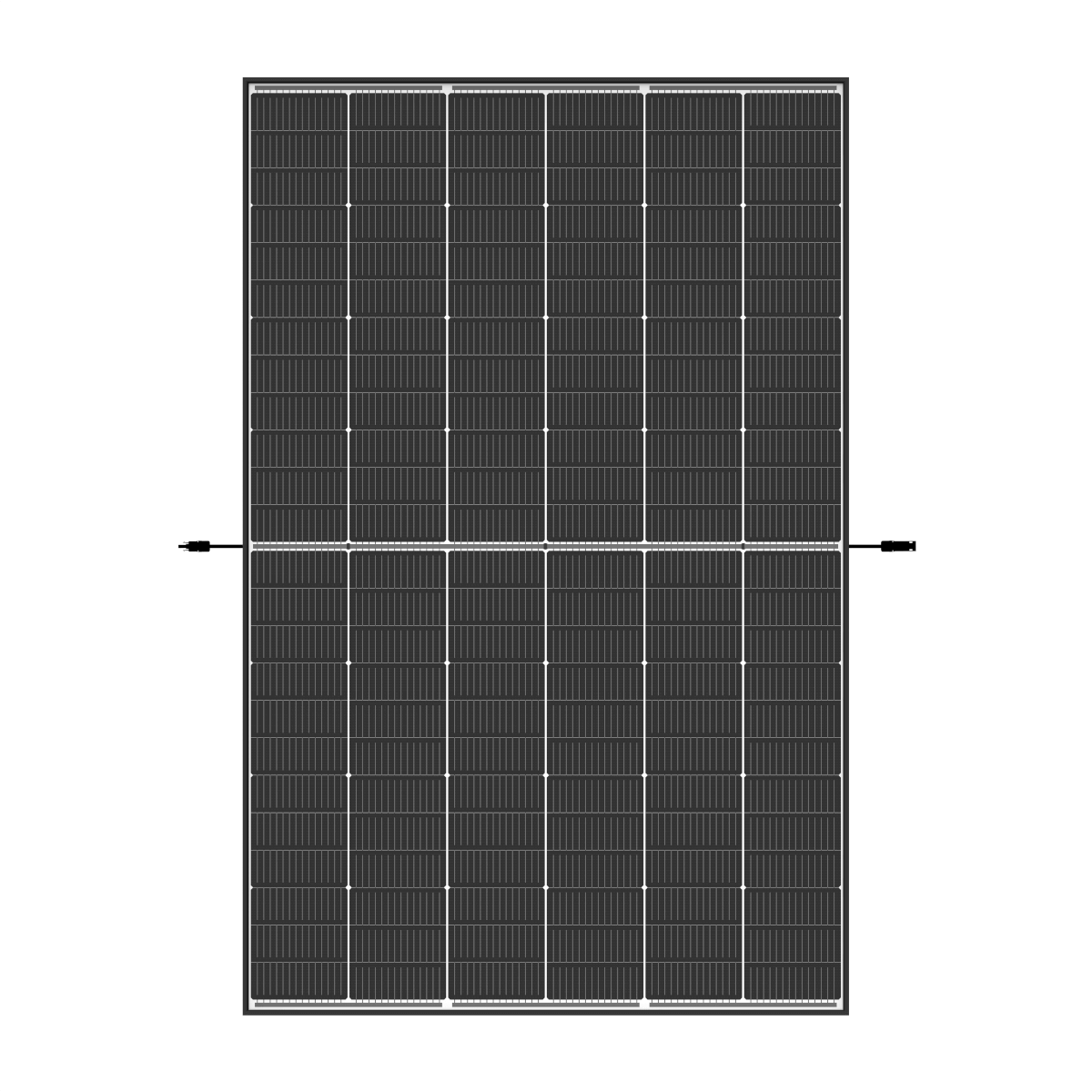 Trina 450 TSM-NEG9R.28 Vertex S+ dubbelglas TS4 stekker