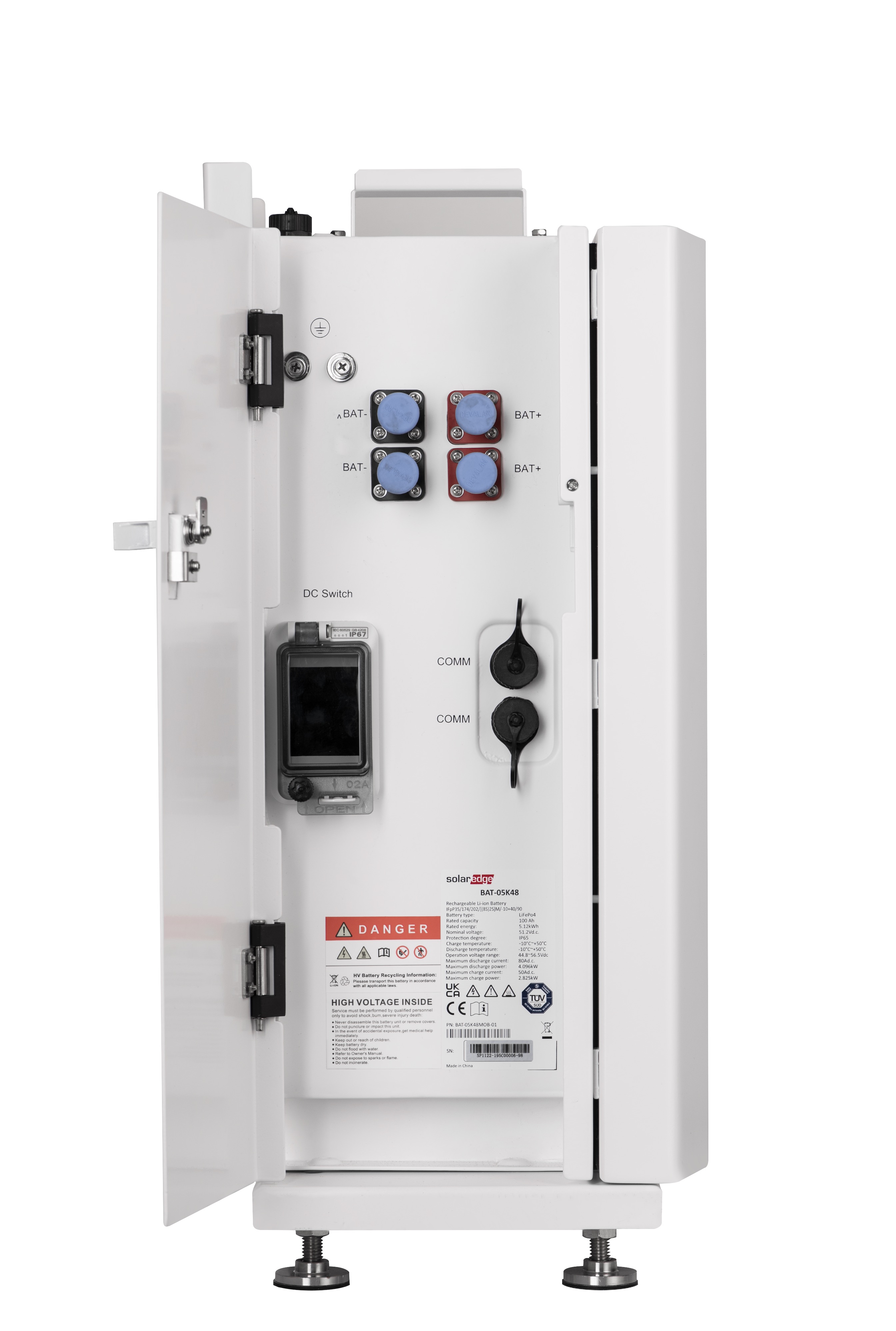 SolarEdge Home retrofit batterijmodule laag voltage 4,6 kWh (4,85 kWh)