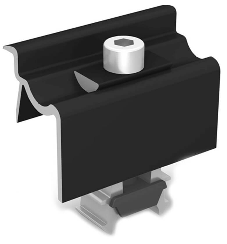 K2 universele module-eindklem OneEnd, zwart