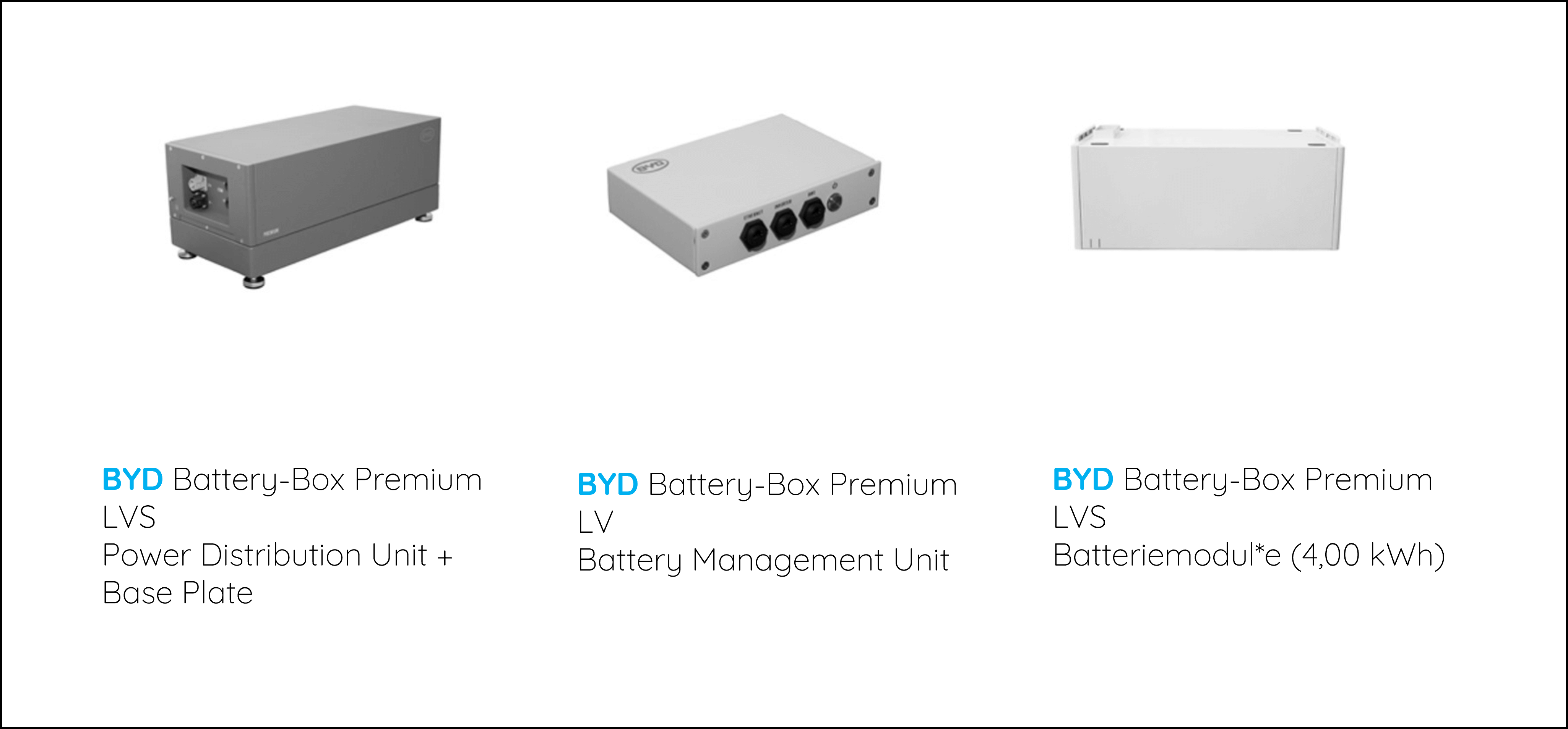 BYD Battery-Box Premium LVS 4.0