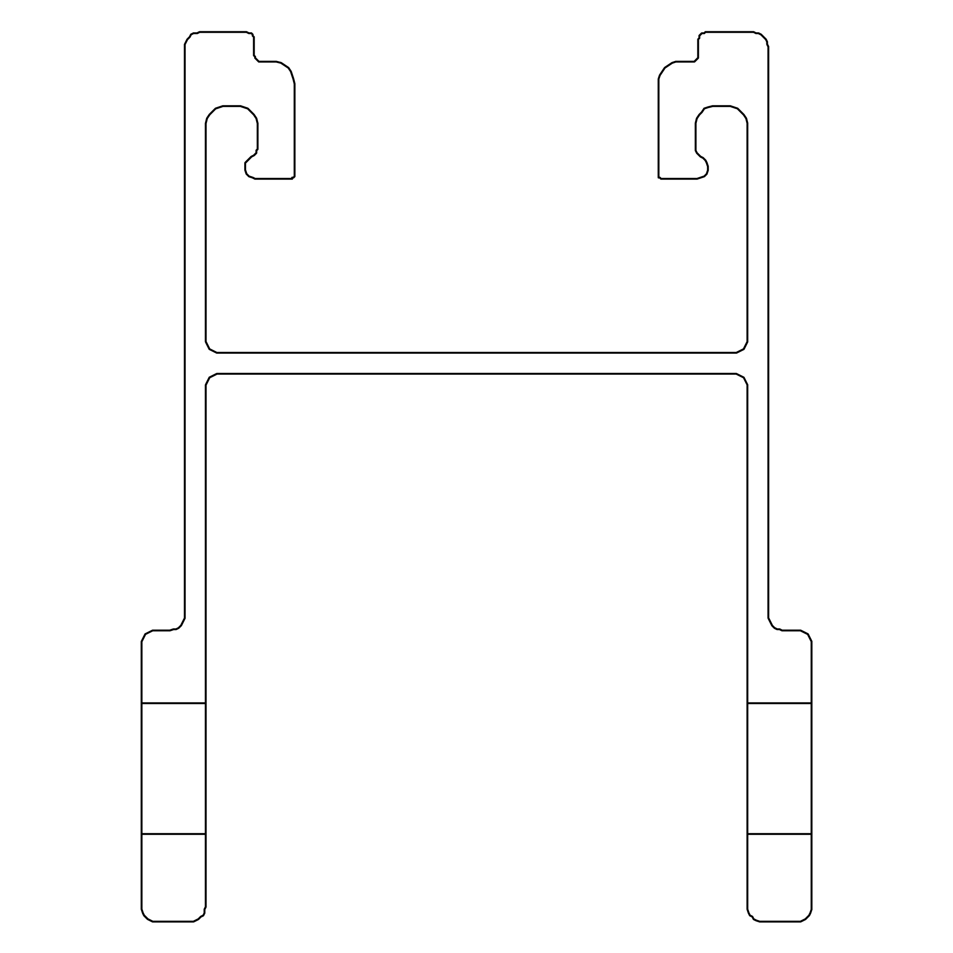 TiltUp Vento bovenriem; 1,30 m