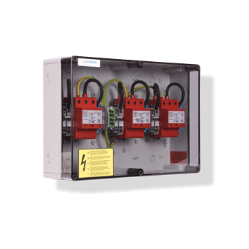 enwitec Overspanningsbeveiliging DC type II, 3 MPPT, klemmen