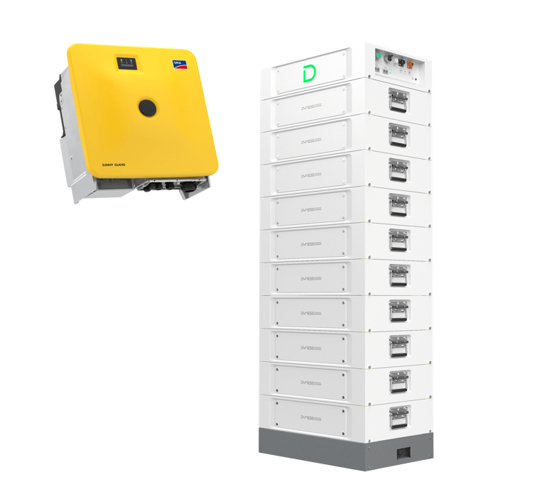 SMA Sunny Island X 30 mit Dyness Stack 100 - 51,20kWh