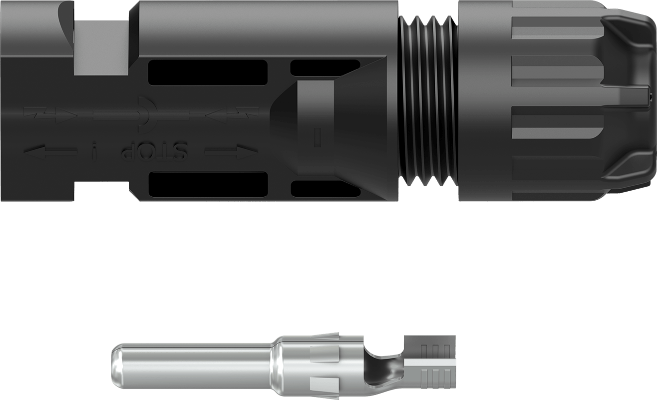 Stäubli MC4 connector, 10 mm² II, Da 5,9 - 8,8 mm