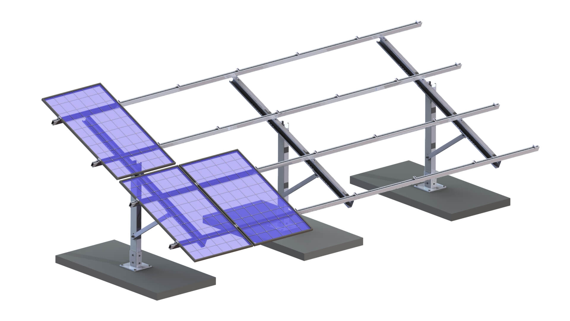 Alumero Landscape-Kit 2x6 Beton