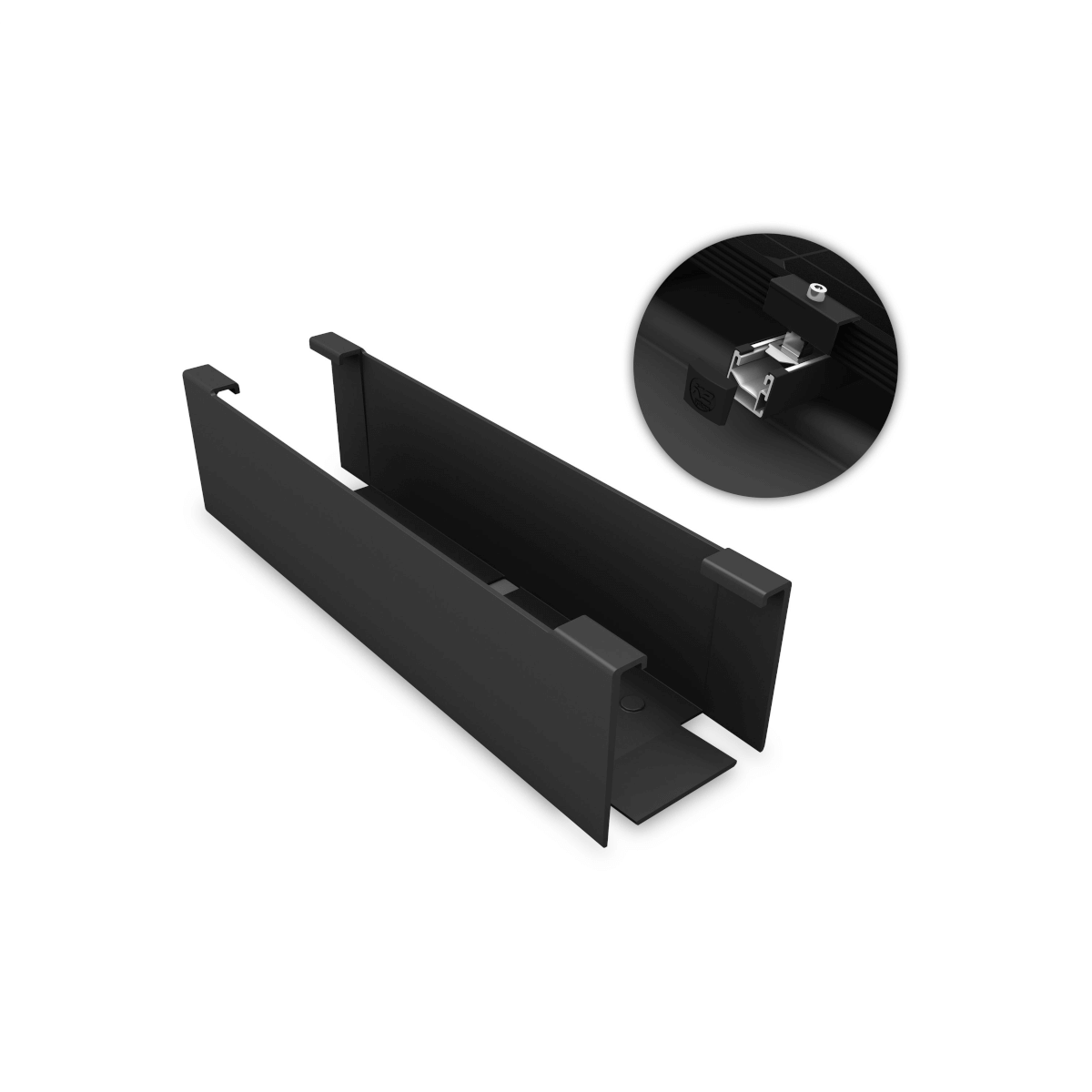 K2 zwarte afdekking voor SingleRail 36