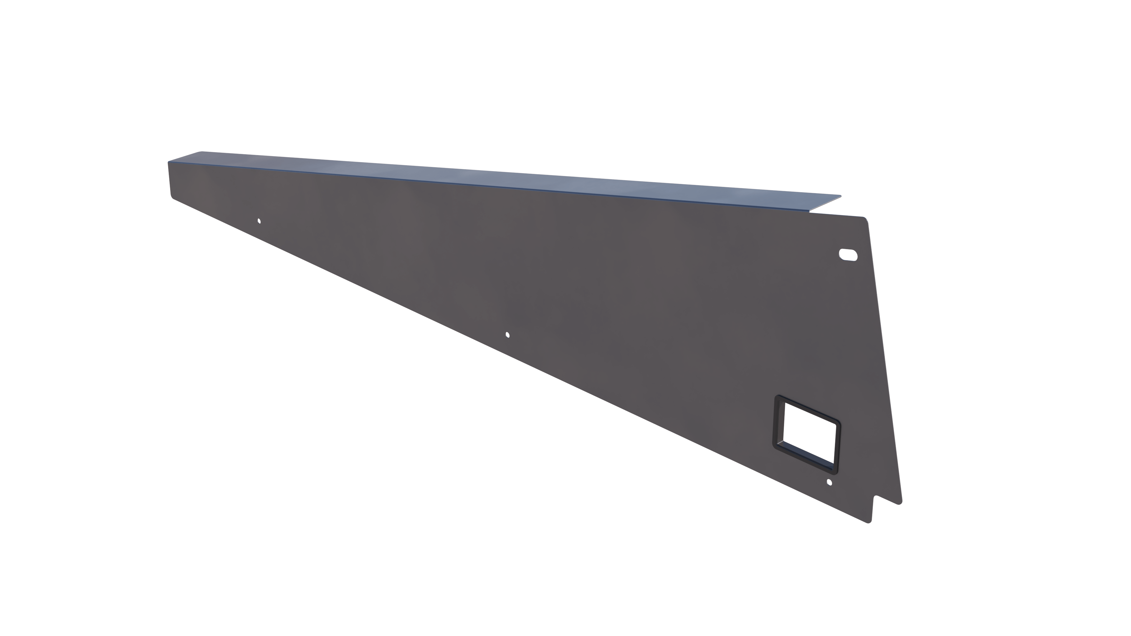 Blubase Connect Zijplaat Solarstell RECHTS Zwart