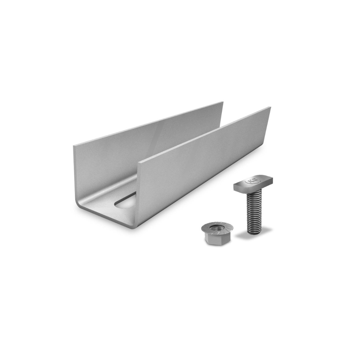 K2 Schienenverbinder SolidRail im Set, light