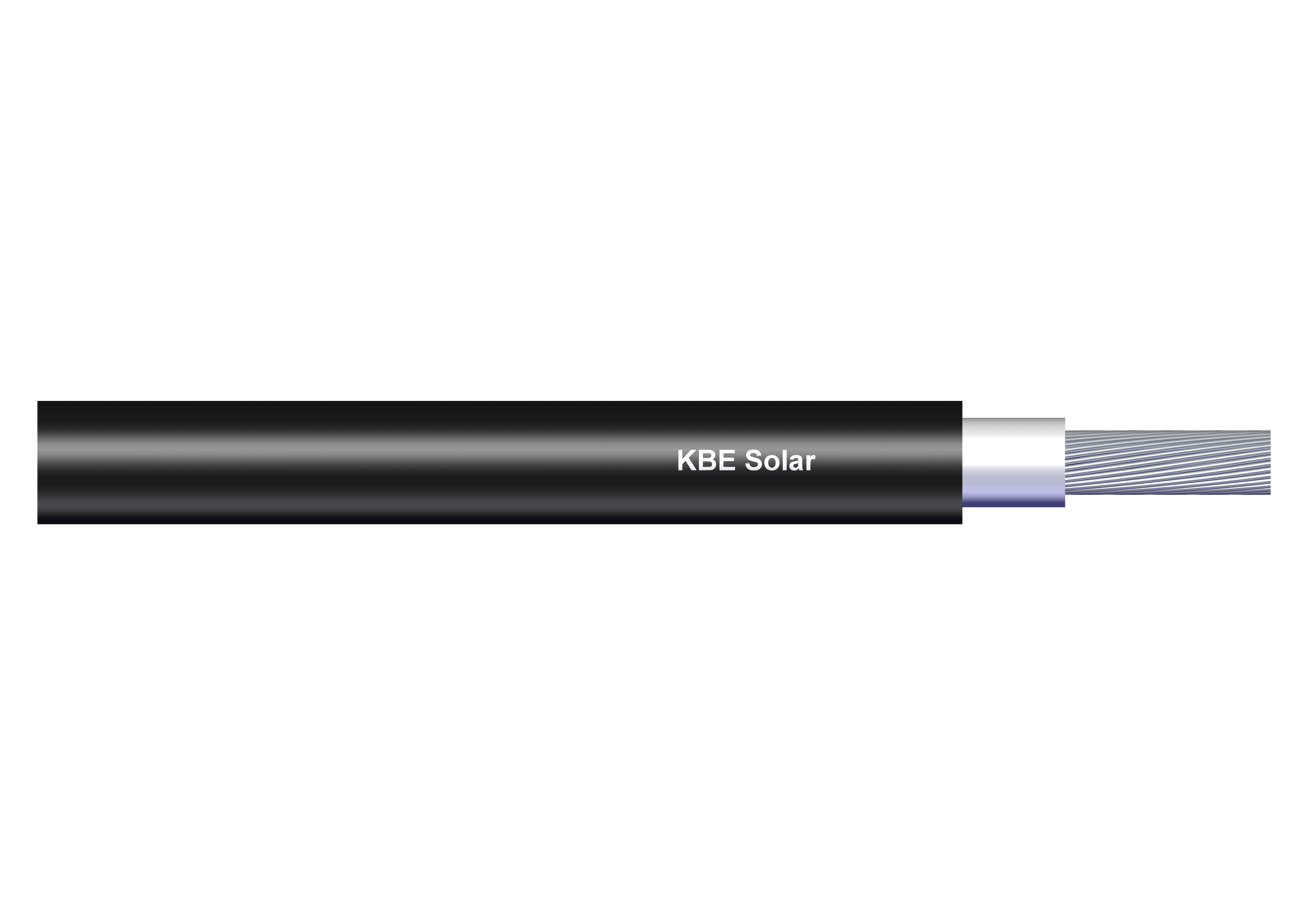 KBE Solar DB+, 6mm², 500m, zwart