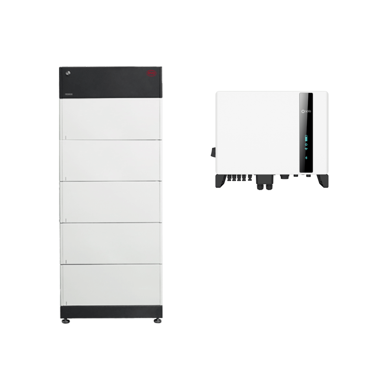 BYD Battery-Box Premium HVS 12.8 mit Solis S6 3P-Hybrid - 6 kW