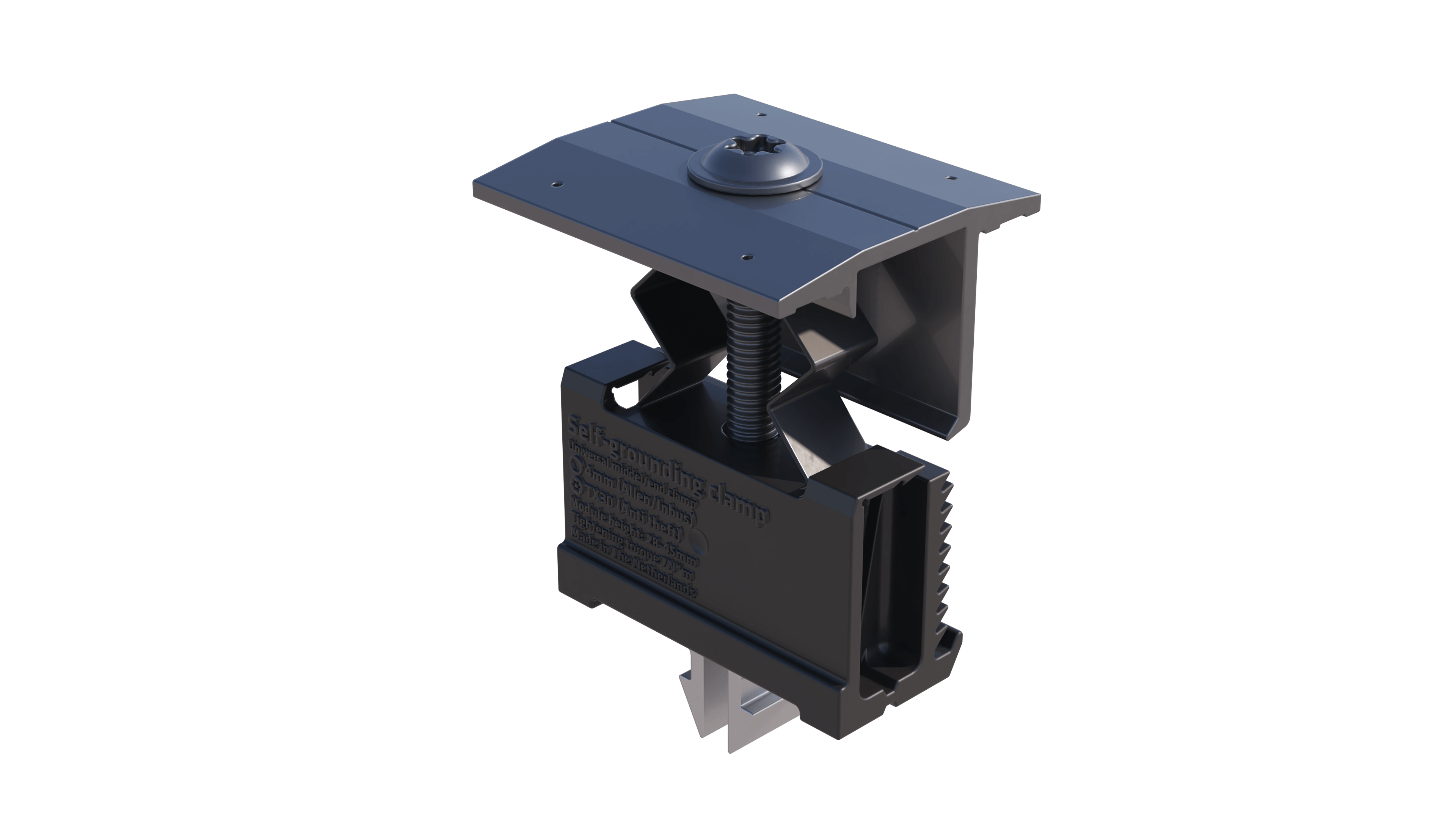 Blubase Connect Universele easyklem Zwart