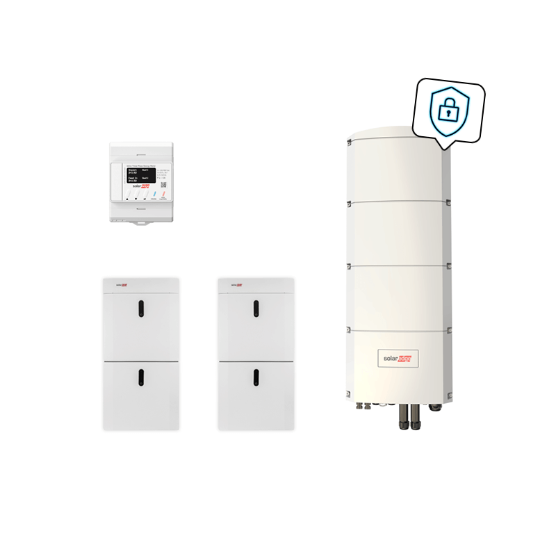 SolarEdge Home Paket mit SE8K-RWB48 und 19,4 kWh