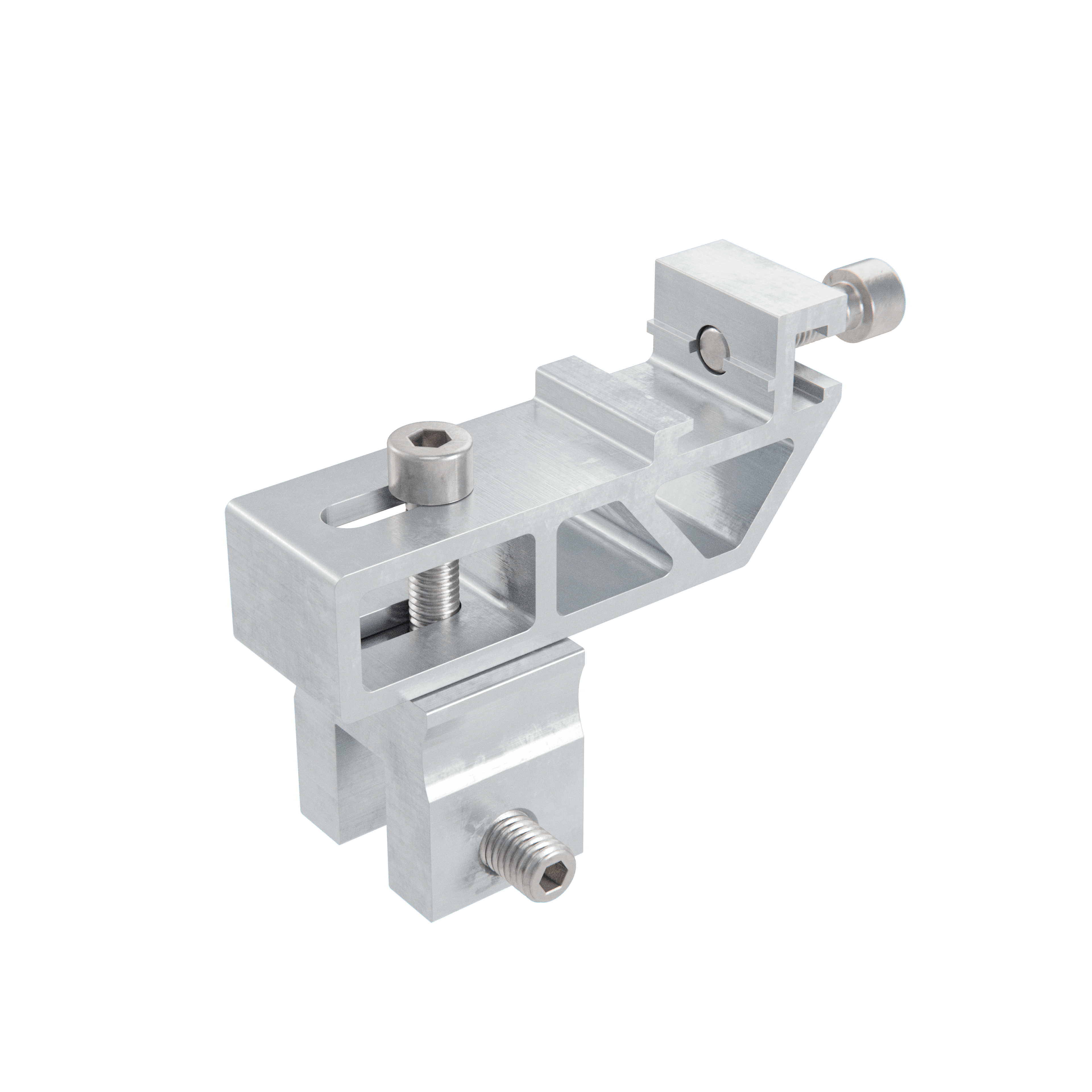 Alumero easySEAM Winkelstehfalzklemme TPF mit Schnellmontageadapter