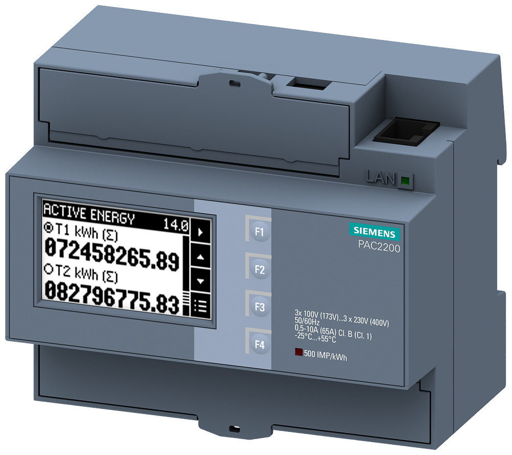 Siemens PAC2200 directe meter