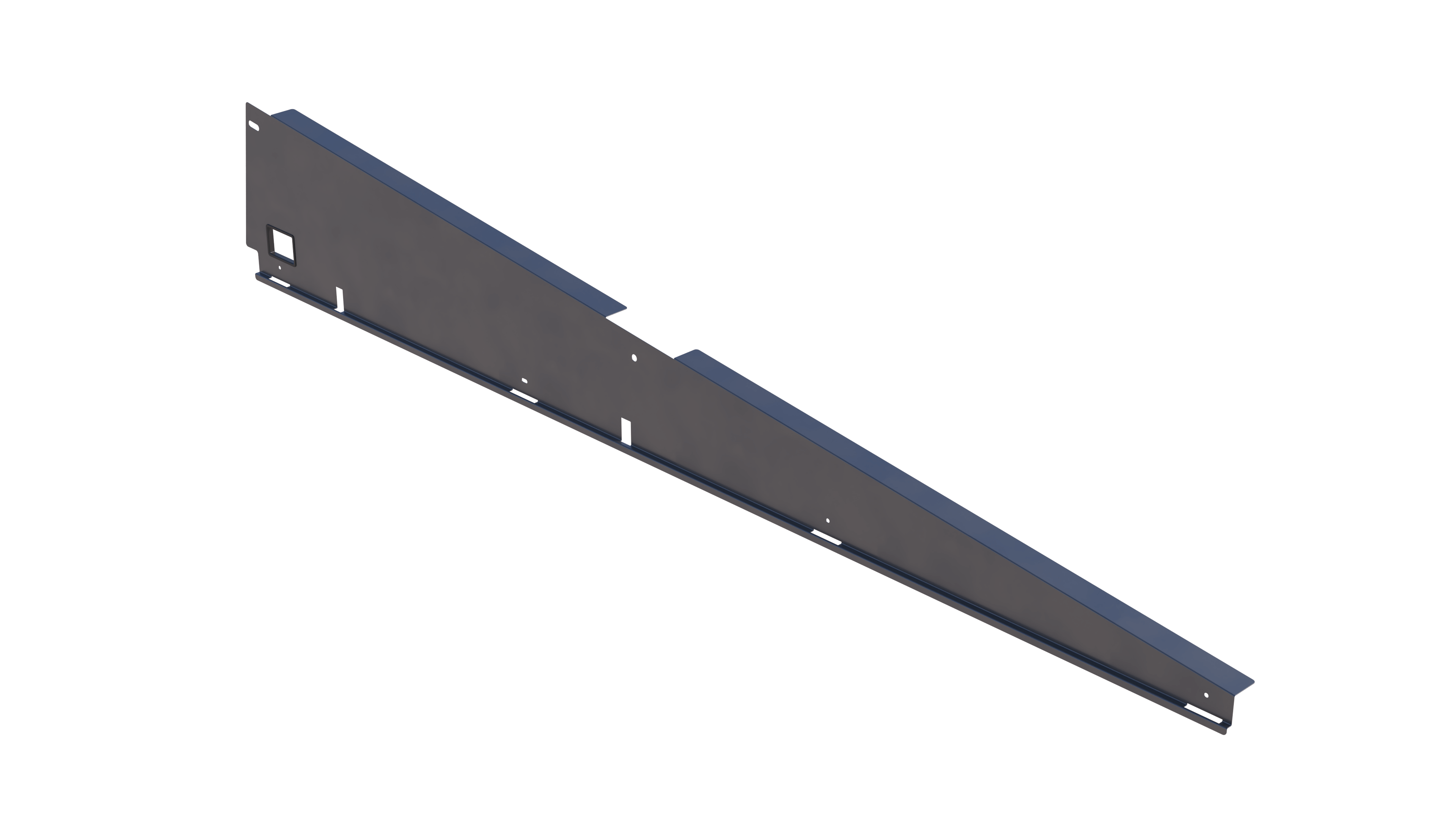 Blubase Connect Zijplaat Portrait LINKS Zwart