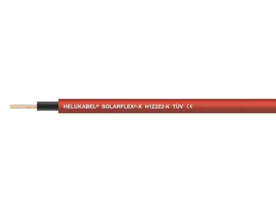 Solarkabel HELUKABEL Solarflex H1Z2Z2-K 6,0 mm² 100m rot Solarkabel HELUKABEL Solarflex H1Z2Z2-K 6,0 mm² 100m rot