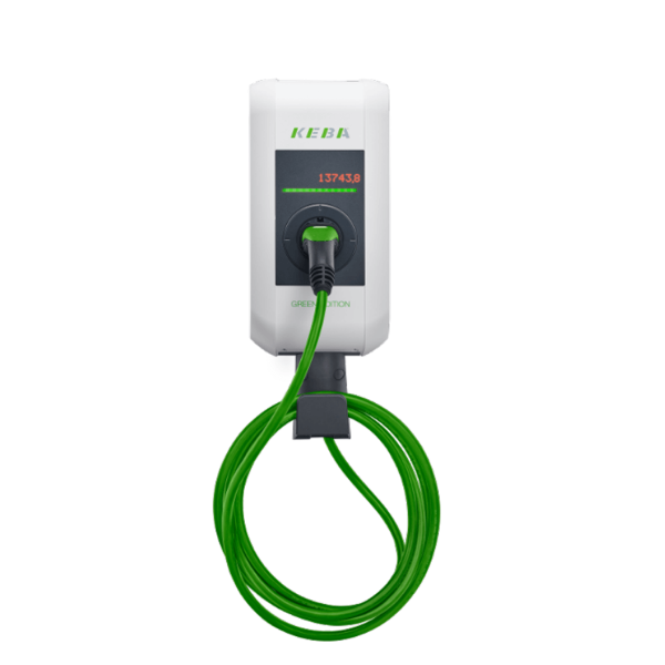 KEBA KeContact P30 C-Serie Green Edition inclusief geijkte energiemeter en kabel